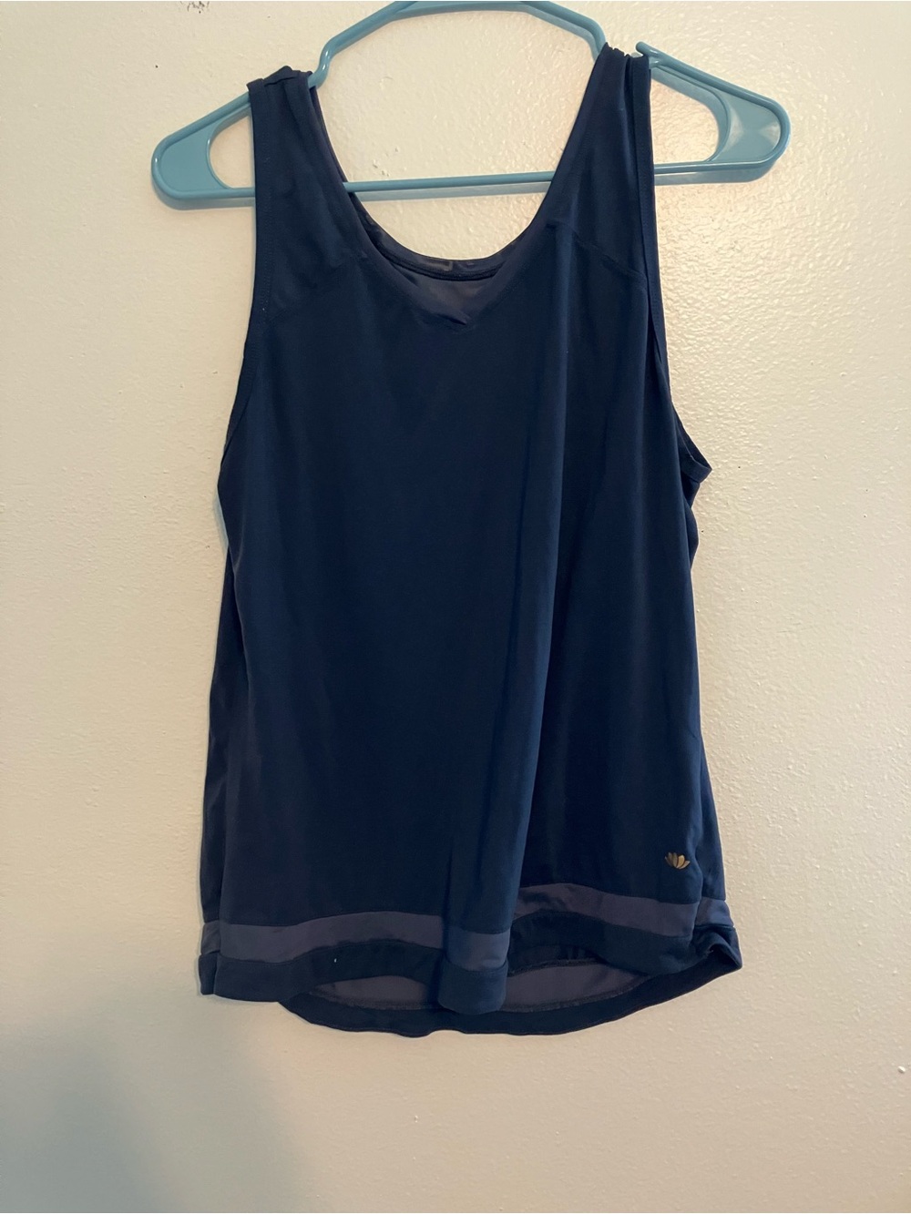 Energy Zone Navy Blue Athletic Tank Top